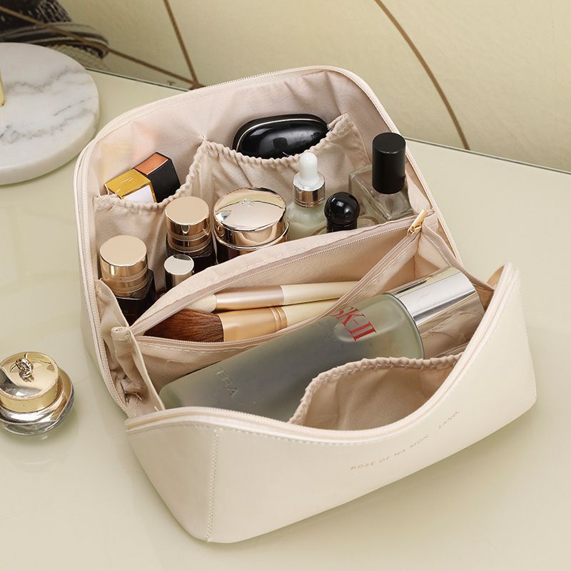 Cosmetics Bag Storage Kit Woman Travel Toiletry Bag Large Capacity Makeup Bag Ins Advanced Sense Portable Cosmetic Storage Bag