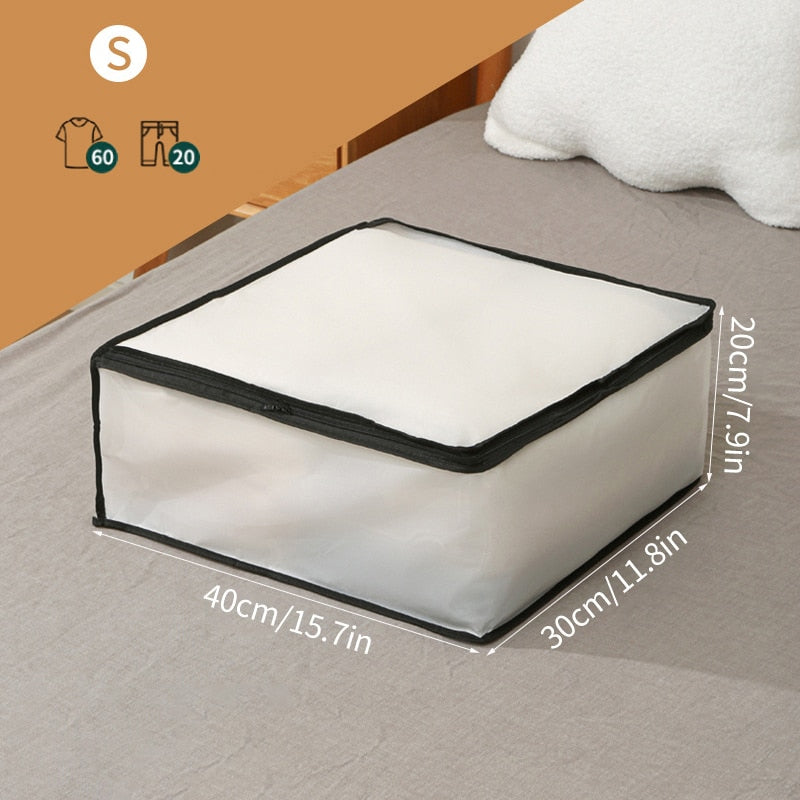 Quilt Clothes Storage Bag Big Capacity Duvet Blanket Sorting Bags Dustproof Clothes Organizer Sorting Bags Household Moving Bags