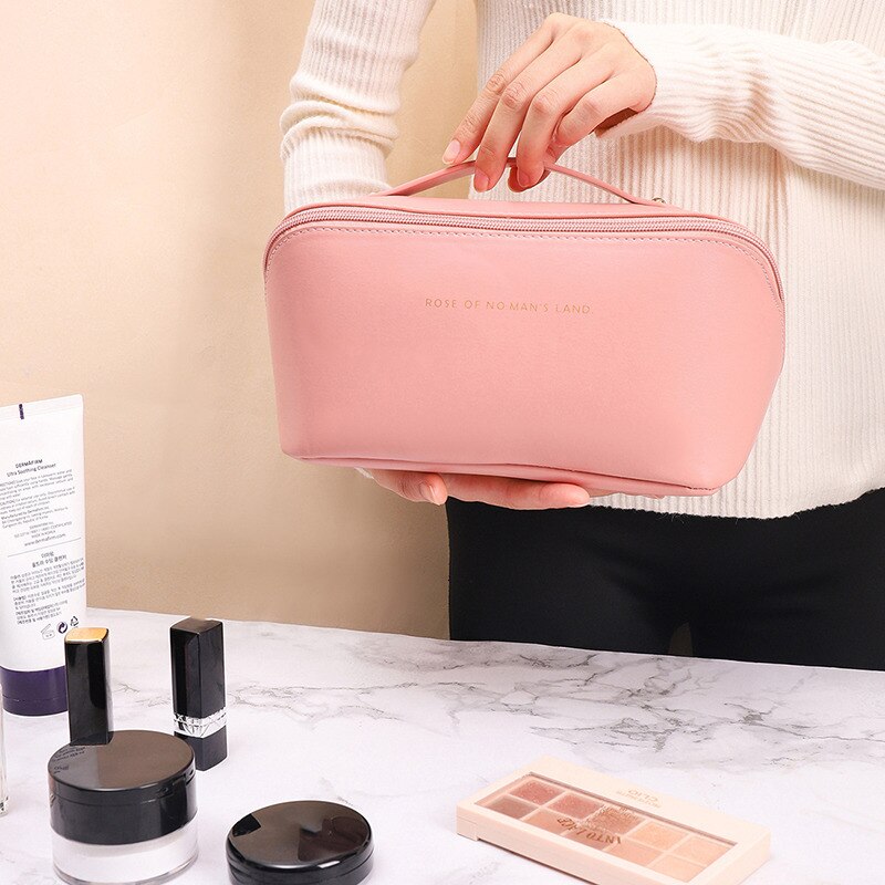 Cosmetics Bag Storage Kit Woman Travel Toiletry Bag Large Capacity Makeup Bag Ins Advanced Sense Portable Cosmetic Storage Bag