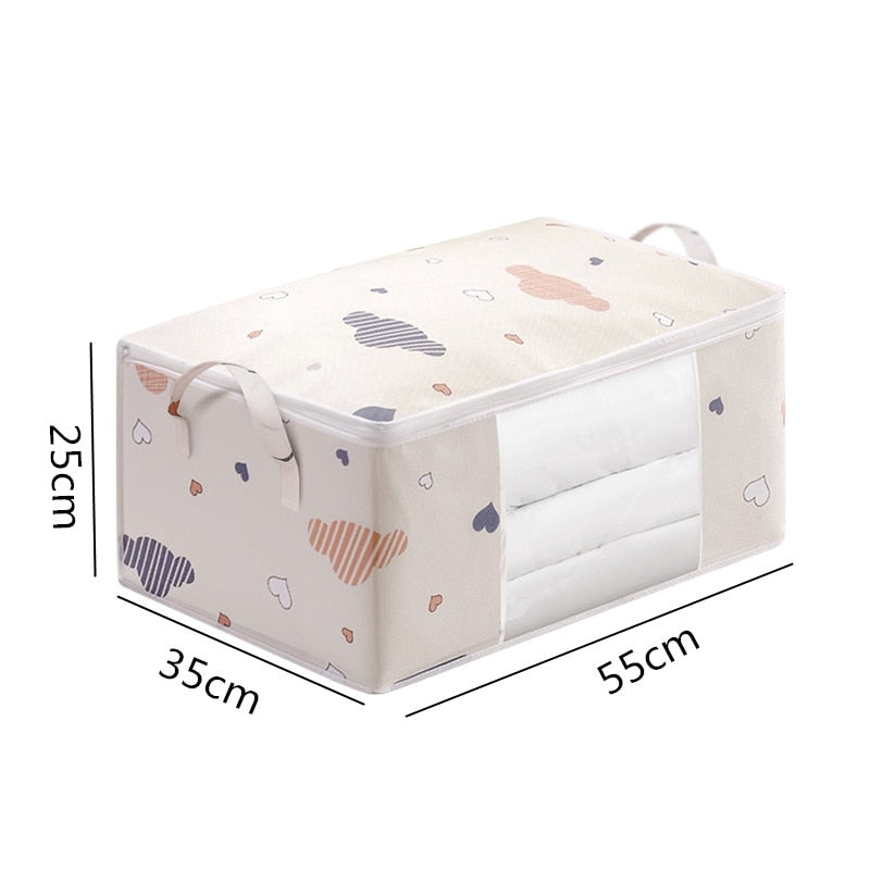 Quilt Clothes Storage Bag Big Capacity Duvet Blanket Sorting Bags Dustproof Clothes Organizer Sorting Bags Household Moving Bags