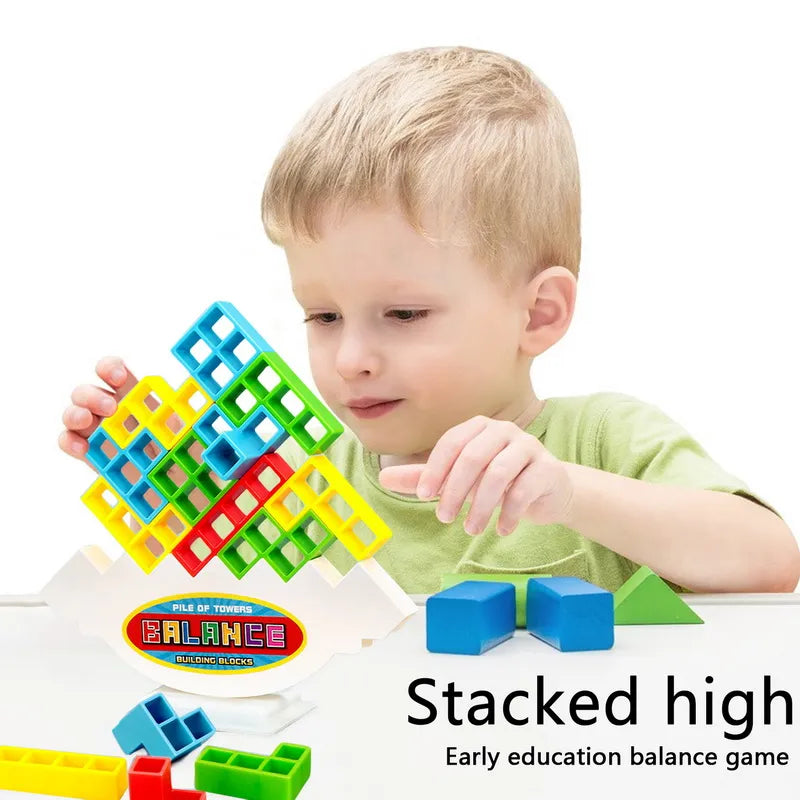 Tetra Tower Game Balance тетрис Tower Puzzle Board Game Kids Building Block Toys 3d puzzle block DIY Assembly Russian puzzle