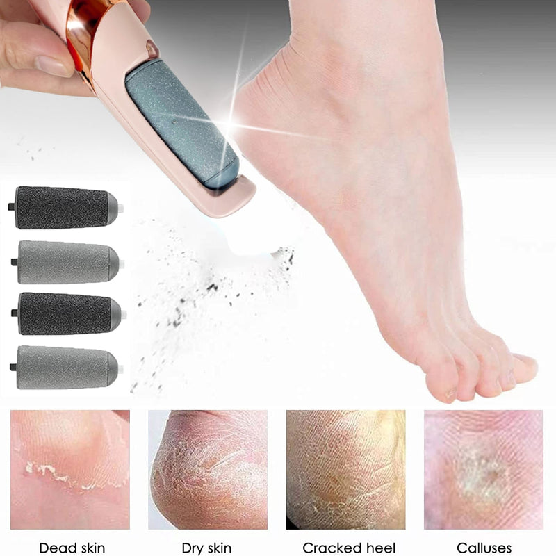 Rechargeable Electric Foot File Callus Remover Pedicure Machine Apparatus for Heels Grinding Device Foot Corns Remove Roller